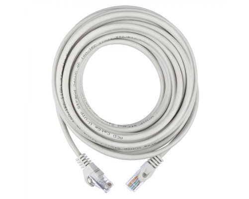 Патч-корд ACD Cat 5e, UTP, 24 AWG, 4 Pair, 7/0.18мм, CCA, 7.5 м, серый