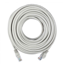 Патч-корд ACD Cat 5e, UTP, 24 AWG, 4 Pair, 7/0.18мм, CCA, 20 м, серый