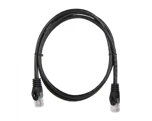 Патч-корд ACD Cat 5e, UTP, 24 AWG, 4 Pair, 7/0.18мм, CU, 1 м, черный