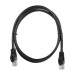 Патч-корд ACD Cat 5e, UTP, 24 AWG, 4 Pair, 7/0.18мм, CU, 1 м, черный