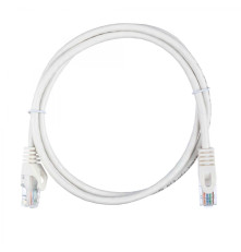 Патч-корд ACD Cat 5e, UTP, 24 AWG, 4 Pair, 7/0.18мм, CU, 1 м, белый