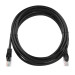 Патч-корд ACD Cat 5e, UTP, 24 AWG, 4 Pair, 7/0.18мм, CU, 3 м, черный