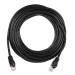 Патч-корд ACD Cat 5e, UTP, 24 AWG, 4 Pair, 7/0.18мм, CU, 10 м, черный