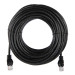 Патч-корд ACD Cat 5e, UTP, 24 AWG, 4 Pair, 7/0.18мм, CU, 15 м, черный