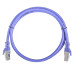 Патч-корд ACD Cat 6a, SSTP, 27 AWG, CU, 1 м, фиолетовый