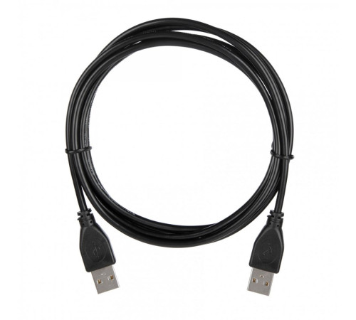 Кабель ACD, USB 2.0, A male - A male, PVC, OD4.0, черный, 2 м