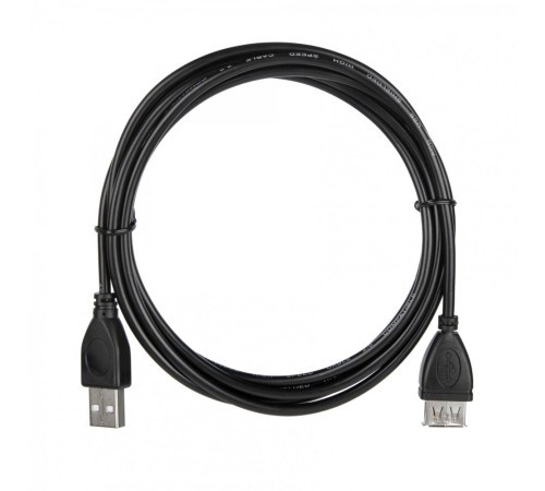 Кабель ACD, USB 2.0, A male - A feмale, PVC, OD4.0, черный, 2 м