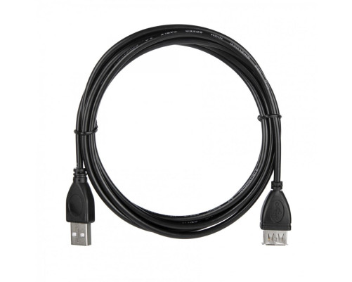 Кабель ACD, USB 2.0, A male - A feмale, PVC, OD4.0, черный, 2 м Кабель ACD, USB 2.0, A male - A feмale, PVC, OD4.0, черный, 2 м