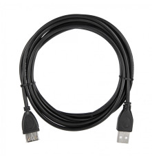 Кабель ACD-U2AAF-30L, USB 2.0, A male - A feмale ,PVC OD4.0, черный, 3 м