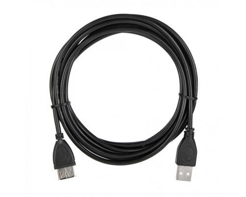 Кабель ACD-U2AAF-30L, USB 2.0, A male - A feмale ,PVC OD4.0, черный, 3 м Кабель ACD-U2AAF-30L, USB 2.0, A male - A feмale ,PVC OD4.0, черный, 3 м