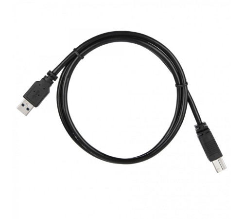 Кабель ACD USB 3.0, A male - B male, PVC5.5, черный, 1 м