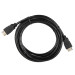 Кабель ACD-DHHM1-30B HDMI 1.4, Golden Plated,19m/19m, черный, 3 м