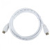 Кабель ACD-DHHM2-18W HDMI 2.0, Golden Plated,19m/19m, белый, 1.8 м