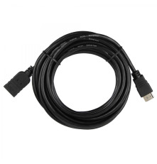 Кабель ACD-DHHF1-50B HDMI 1.4, Golden Plated,19m/19f, HDMI extension, черный, 5 м