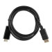 Кабель ACD-DDHM2-18B DisplayPort 1.2, DP-HDMI, Golden Plated, 20m/19m, черный, 1.8 м