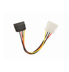 Кабель питания SATA Cablexpert, 0.15 м, molex 4pin/sata 15pin