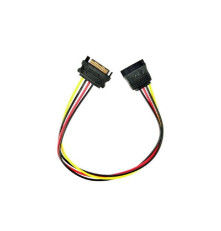 Удлинитель Cablexpert SATA-MF- кабеля питания SATA 15pin(M)/15pin(F), 0.3 м