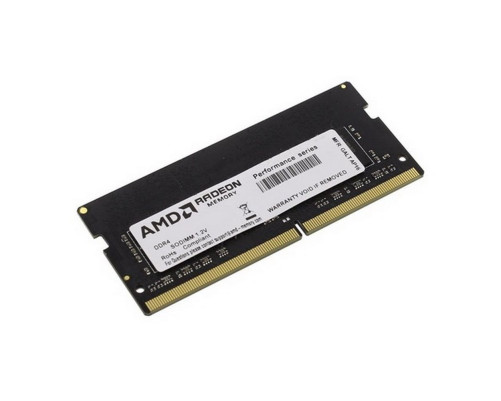 Модуль оперативной памяти AMD Radeon 4GB R9 Gamers Series Black DDR4 3200Mhz SO-DIMM, CL16, 1.2V, OEM Модуль оперативной памяти AMD Radeon 4GB R9 Gamers Series Black DDR4 3200Mhz SO-DIMM, CL16, 1.2V, OEM