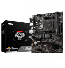 Материнская плата MSI A520M PRO (AM4)