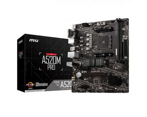 Материнская плата MSI A520M PRO (AM4) Материнская плата MSI A520M PRO (AM4)