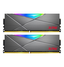 Модуль оперативной памяти ADATA XPG SPECTRIX D50 RGB Grey Gaming Memory AX4U320016G16A-DT50 32GB DDR4 3200 DIMM Non-ECC, CL16, 1.35V, Heat Shield, Kit (2x16GB), RTL (931283)