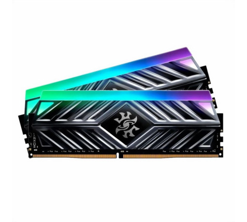 Модуль оперативной памяти XPG 16GB SPECTRIX D41 RGB Grey DDR4 3200Mhz DIMM, CL16, 1.35V, Heat Shield, Kit (2x8GB), RTL