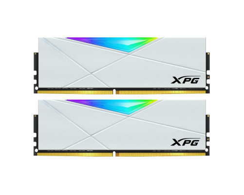 Модуль оперативной памяти ADATA XPG SPECTRIX D50 RGB White Gaming Memory AX4U32008G16A-DW50 16GB DDR4 3200 DIMM Non-ECC, CL16, 1.35V, Heat Shield, Kit (2x8GB), RTL, (931030) Модуль оперативной памяти ADATA XPG SPECTRIX D50 RGB White Gaming Memory AX4U32008G16A-DW50 16GB DDR4 3200 DIMM Non-ECC, CL16, 1.35V, Heat Shield, Kit (2x8GB), RTL, (931030)