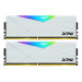 Модуль оперативной памяти ADATA XPG SPECTRIX D50 RGB White Gaming Memory AX4U32008G16A-DW50 16GB DDR4 3200 DIMM Non-ECC, CL16, 1.35V, Heat Shield, Kit (2x8GB), RTL, (931030)