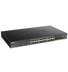 Коммутатор D-Link DGS-1250-28XMP/A1A, черный