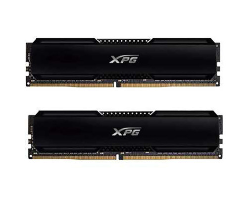 Модуль оперативной памяти ADATA GAMMIX D20 Black Gaming Memory AX4U320032G16A-DCBK20 64GB  DDR4 3200 DIMM Non-ECC, CL16, 1.35V, Heat Shield, Kit (2x32GB), RTL, (933911)