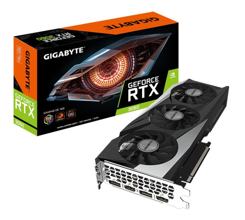 Видеокарта Gigabyte RTX3060 GAMING OC 2.0 12GB, GDDR6/192-bit