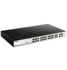 Коммутатор D-Link DGS-1210-28MP/FL1A, черный