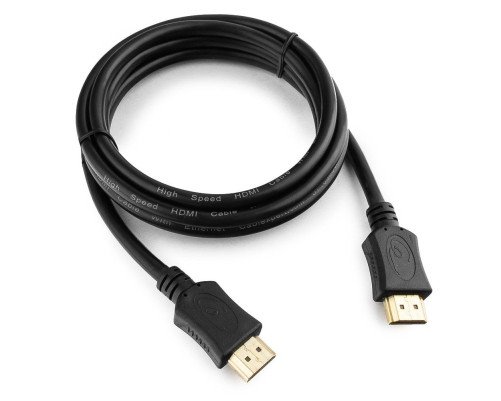 Кабель HDMI Cablexpert CC-HDMI4L-6, 1.8 м, v2.0, 19M/19M, серия Light, черный, позол. разъемы, экран Кабель HDMI Cablexpert CC-HDMI4L-6, 1.8 м, v2.0, 19M/19M, серия Light, черный, позол. разъемы, экран