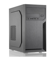 Корпус 450 Вт Foxline FL-702, mATX, 1x5.25EXT, 1x3.5EXT, 2x3.5INT, 2xUSB3.0, HDA, wo FAN, w450W ATX PSU, w1.2m EU pwr cord