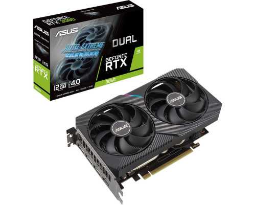 Видеокарта ASUS RTX3060 DUAL V2 OC 12GB, GDDR6/192-bit Видеокарта ASUS RTX3060 DUAL V2 OC 12GB, GDDR6/192-bit