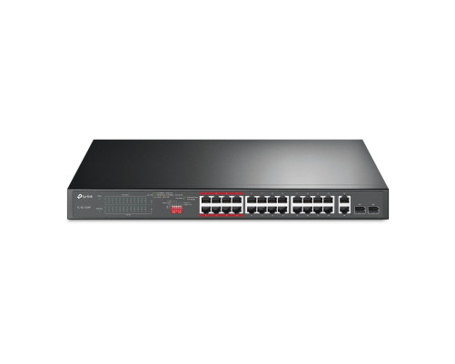Коммутатор TP-LINK TL-SL1226P, черный Коммутатор TP-LINK TL-SL1226P, черный