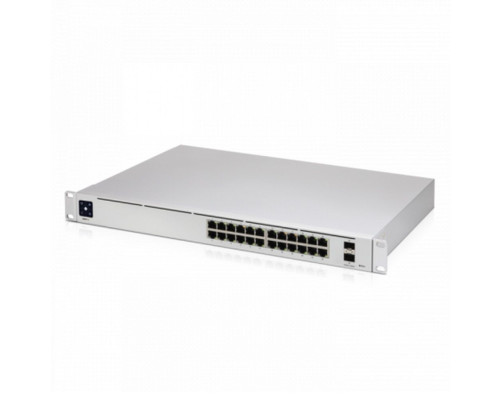 Коммутатор Ubiquiti UniFi Switch 24 PRO, серебристый