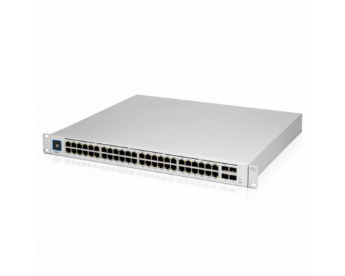 Коммутатор Ubiquiti UniFi Switch Pro 48 PoE, серебристый
