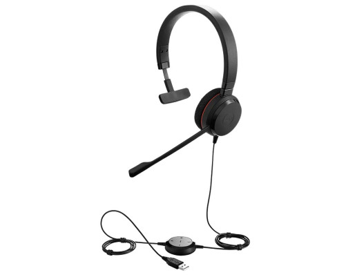 Гарнитура проводная Jabra EVOLVE 20 MS Mono, черный