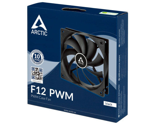 Вентилятор для корпуса Arctic Cooling F12 PWM PST, черный