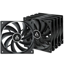 Вентилятор для корпуса Arctic Cooling F12, черный (комплект 5 шт.)