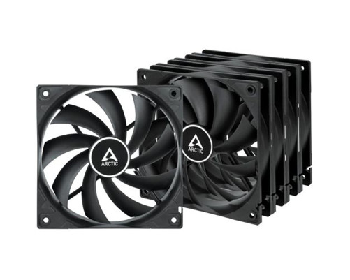 Вентилятор для корпуса Arctic Cooling F12, черный (комплект 5 шт.)