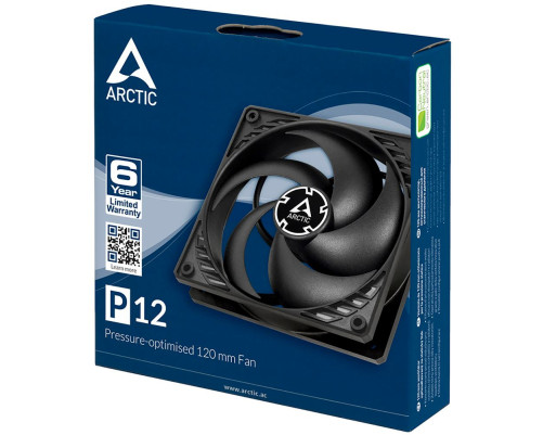 Вентилятор для корпуса Arctic Cooling P12, черный