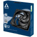 Вентилятор для корпуса Arctic Cooling P12, черный