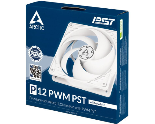 Вентилятор для корпуса Arctic Cooling ARCTIC Cooling P12 PWM PST, белый