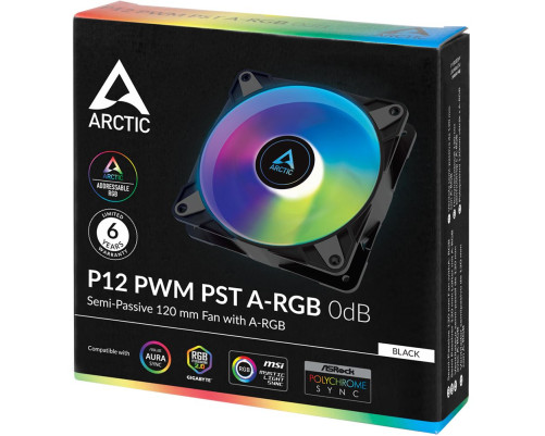 Вентилятор корпусной ARCTIC Cooling P12 PWM PST A-RGB 0dB (Black) - retail (ACFAN00231A) (703154) Вентилятор корпусной ARCTIC Cooling P12 PWM PST A-RGB 0dB (Black) - retail (ACFAN00231A) (703154)