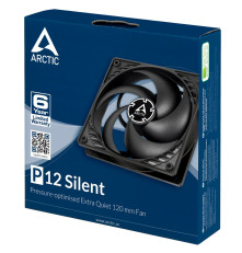 Вентилятор для корпуса ARCTIC Cooling P12 Silent, черный
