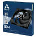 Вентилятор для корпуса ARCTIC Cooling P14, черный