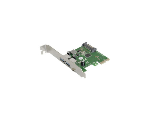 Контроллер Exegate EXE-323 (PCI-E 2.0, 2*USB3.0 ext. + 1*Type-C, разъем доп. питания) Контроллер Exegate EXE-323 (PCI-E 2.0, 2*USB3.0 ext. + 1*Type-C, разъем доп. питания)
