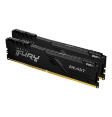 Модуль оперативной памяти Kingston 8GB DDR4-2666 (Kit of 2) FURY Beast Black KF426C16BBK2/8